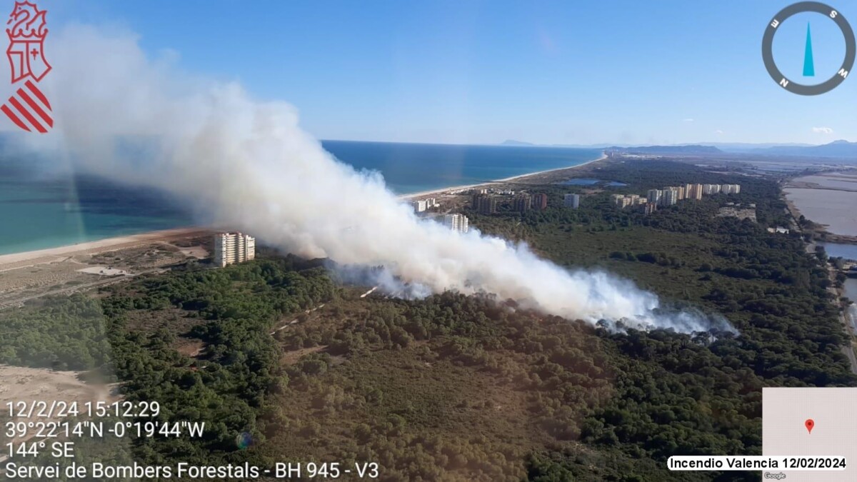 Nuevo incendio en El Saler